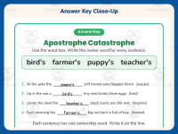 Showing Ownership Worksheet – 2nd Grade Punctuation Practice preview 7