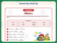 Silent E Fill in the Blanks Worksheet – 1st Grade CVCe & Ending Sounds preview 7