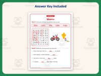 Silent E Word Search Worksheet – 1st Grade Ending Sounds & Vowels preview 3