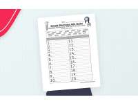 Simple Machines ABC Order Worksheet resource preview on a decorative background.