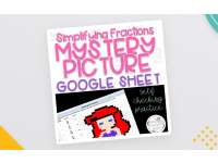 Simplifying Fraction - Mystery Picture - Self Checking preview