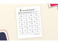 Single Digit Numbers Subtraction Worksheet preview