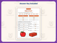 Sink Float Examples Worksheet – 3rd Grade Density & Sink or Float preview 3