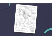 Skeleton Dot-to-Dot / Connect the Dots Halloween PDF preview