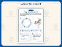 Skip Counting 2s Carousel Worksheet – 2nd Grade Math Practice preview 3