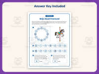 Skip Counting 3s Carousel Worksheet – 3rd Grade Math Practice preview 3