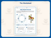 Skip Counting Carousel Worksheet – 2nd Grade Math Practice preview 2