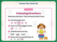 Smilies Follow Directions Worksheet – 1st Grade Following Directions preview 7