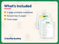 Snack Attack Reading Comprehension Worksheet – 1st Grade Practice preview 5