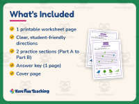 Snake Rebus Worksheet – 1st Grade Animals & Fluency Practice preview 5