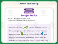 Snake Rebus Worksheet – 1st Grade Animals & Fluency Practice preview 7
