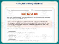 Soil Sand Silt Worksheet – 4th Grade Earth Science Practice preview 4