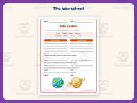 Solar System Sort Worksheet – 3rd Grade Space Practice + Answer Key preview 2
