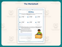 Solving Dividing 1 into 3 Digit Worksheet – 4th Grade Division preview 2