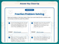 Solving Fraction Word Problems Worksheet – 4th Grade Fractions preview 7