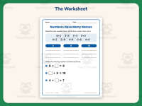 Sorting Equations Worksheet – 1st Grade Addition Practice + Answer Key preview 2