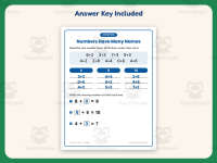 Sorting Equations Worksheet – 1st Grade Addition Practice + Answer Key preview 3