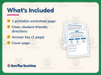 Sorting Equations Worksheet – 1st Grade Addition Practice + Answer Key preview 5