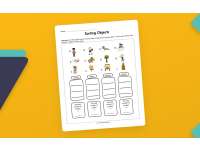 Sorting Objects Worksheet – Group by Category preview