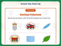 Sound Volume Worksheet – 1st Grade Energy Practice + Answer Key preview 7
