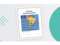 South America Map Scavenger Hunt Bundle preview