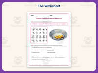 South Dakota Word Search Worksheet – 3rd Grade States Practice preview 2