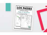 Spanish Speaking Countries Map – With Capitals preview