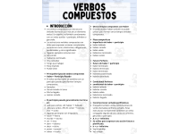 Spanish Grammar Activity Worksheets - Compound Verbs - Spanish Only preview 2