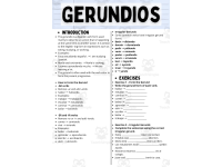 Spanish Grammar Activity Worksheets - Gerunds preview 2