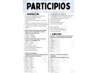 Spanish Grammar Activity Worksheets - Participles - Spanish Only preview 2