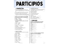 Spanish Grammar Activity Worksheets - Participles preview 2