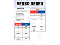Spanish Grammar Activity Worksheets - Verb Deber preview 2