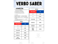 Spanish Grammar Activity Worksheets - Verb Saber preview 2