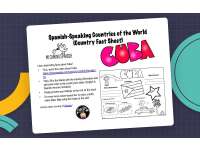 Spanish-Speaking Countries of the World - CUBA (Country Fact Sheet & Activity) preview