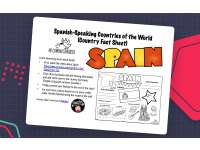 Spain Country Fact Sheet – Spanish & English Activity preview