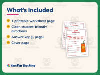 Spelling Long U Worksheet – 1st Grade Alphabet & Long Vowels Practice preview 5