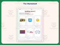 Spelling Short U Worksheet – 1st Grade Short Vowels Practice preview 2