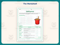 Spelling Soup Intermediate Daily Worksheet – 4th Grade Grammar preview 2