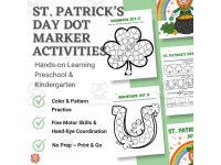 St. Patrick's Day Dot Marker Activities | Color & Pattern Practice | P preview
