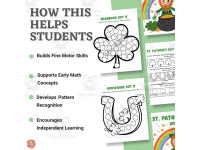 St. Patrick's Day Dot Marker Activities | Color & Pattern Practice | P preview 3