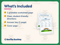 St. Patrick’s Day Fact Families Worksheet – 1st Grade St Patrick’s Day preview 5