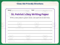 St Patrick’s Day Worksheet: St. Patrick’s Day – 1st Grade Practice preview 4