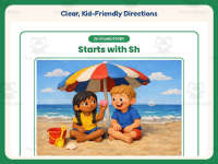 Starts With SH Reading Comprehension Worksheet – 1st Grade Alphabet preview 4