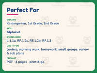 Starts With SH Reading Comprehension Worksheet – 1st Grade Alphabet preview 6