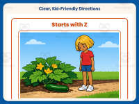 Starts With Z Reading Comprehension Worksheet – 2nd Grade Alphabet preview 4