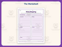 Story Elements Worksheet: Story Map Graphic Organizer – 3rd Grade preview 2