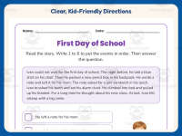 Story Plot Order of Events Worksheet – 2nd Grade Sequencing Practice preview 4