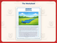 Stretching Health and Fitness Reading Worksheet – 5th Grade Practice preview 2