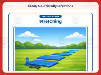 Stretching Health and Fitness Reading Worksheet – 5th Grade Practice preview 4