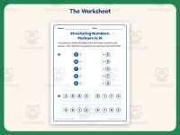 Structuring Numbers Partners to Ten Worksheet – 1st Grade Addition preview 2